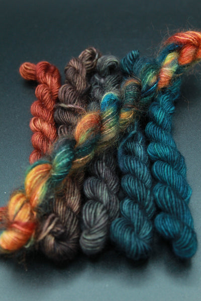 Complementary Halo Mini Set: Red-Orange/Blue-Green