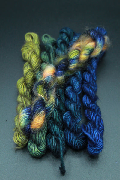 Complementary Halo Mini Sets: Yellow-Orange/Blue-Violet